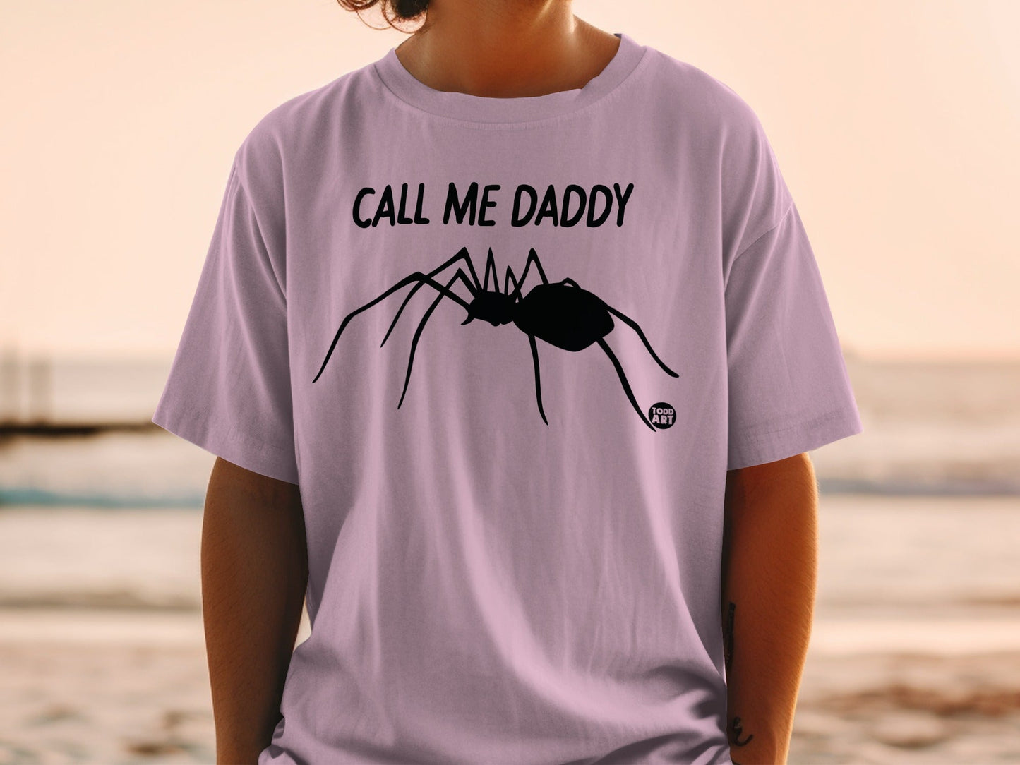Call Me Daddy Spider Graphic Tee Shirt Product