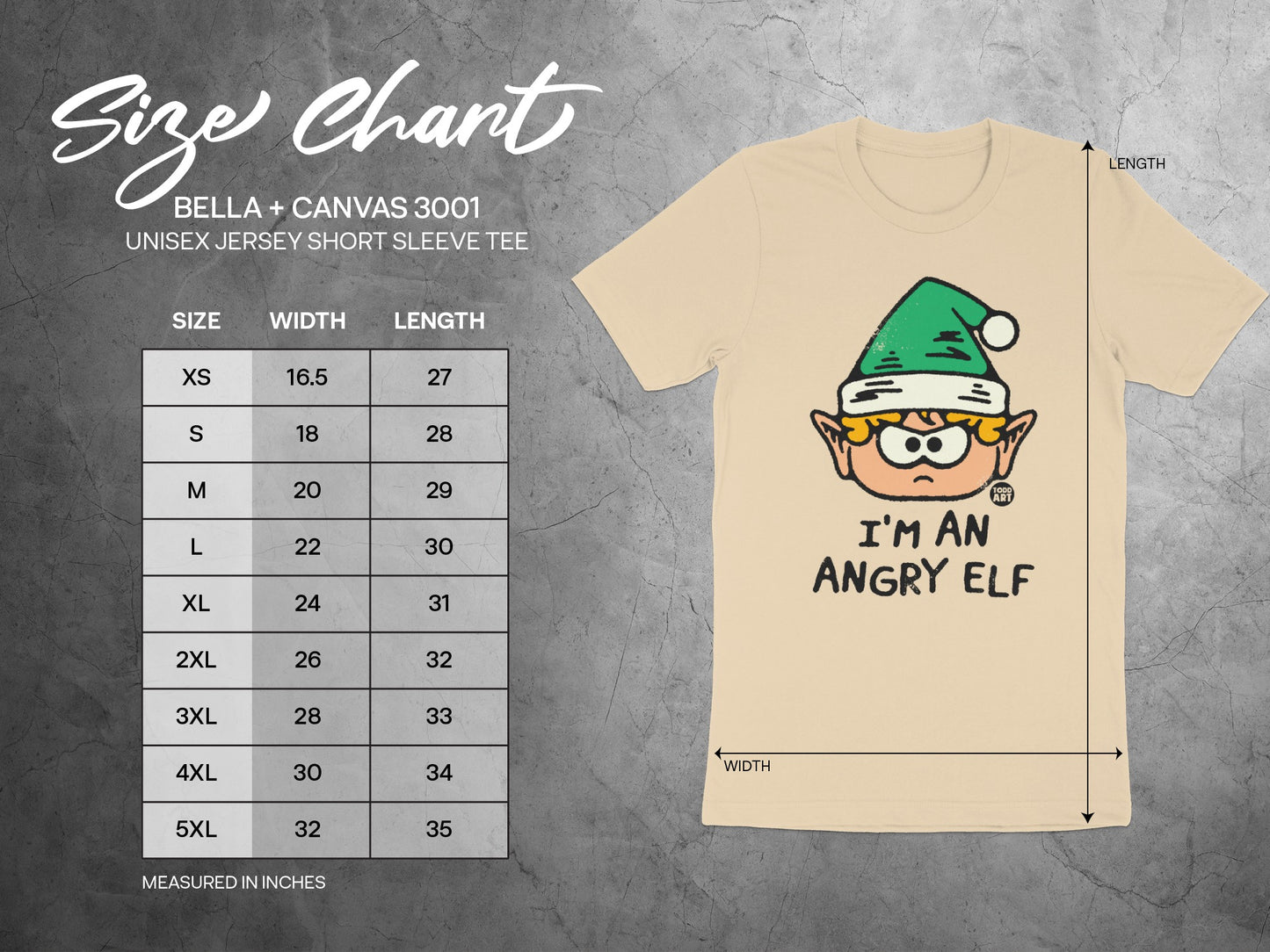 I'm An Angry Elf Unisex Jersey Short Sleeve Tee