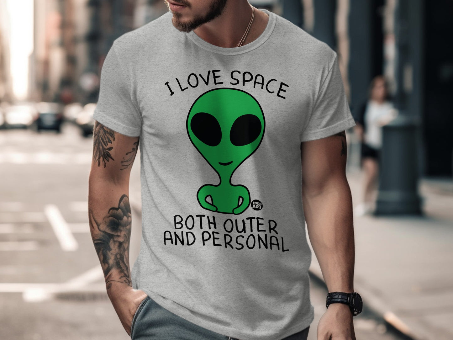 I Love Space Both Outer and Personal Alien Shirt