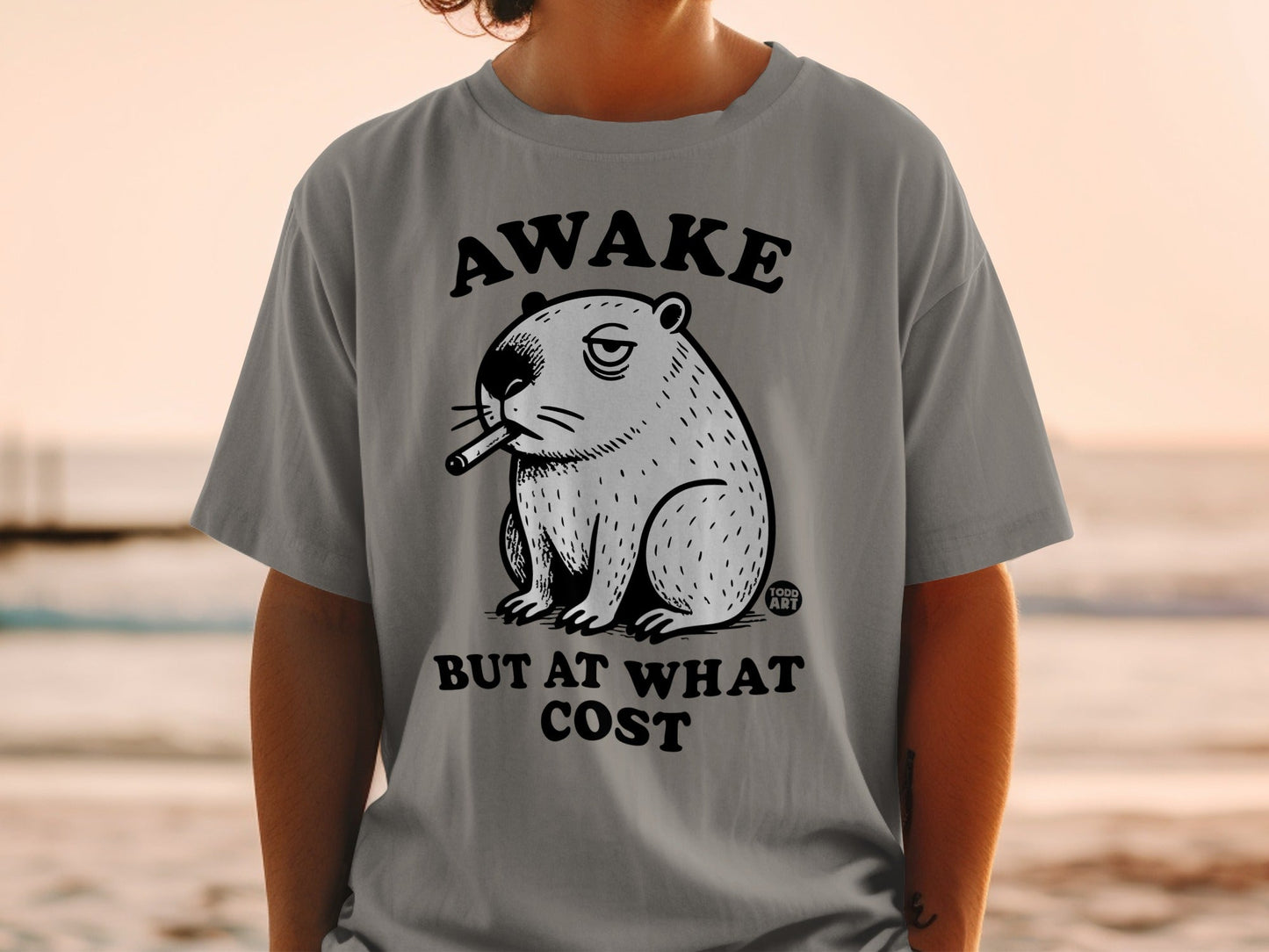 Awake But At What Cost Graphic T-Shirt