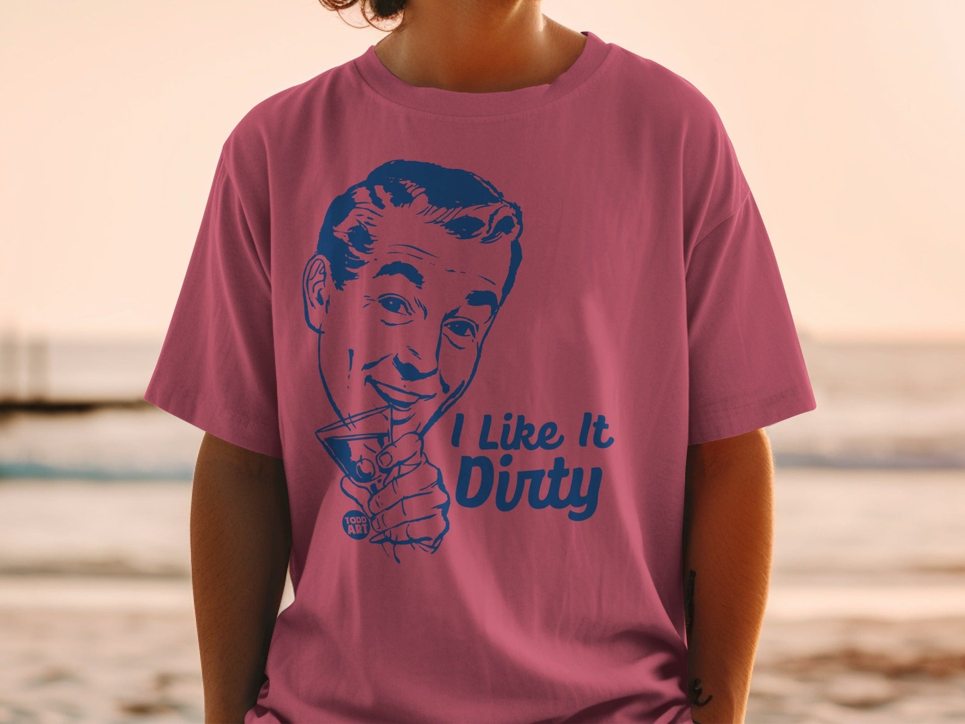 Retro Style I Like It Dirty Graphic T-Shirt