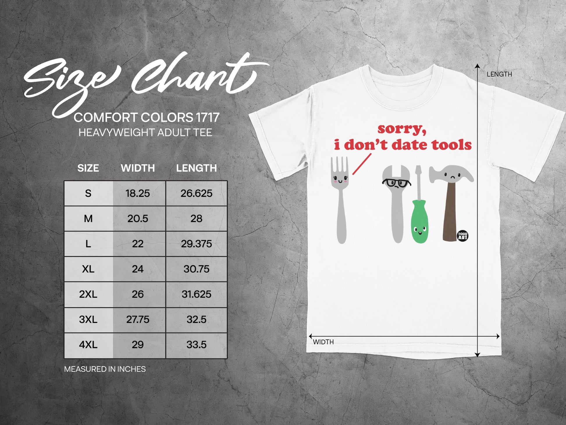 Sorry I Dont Date Tools Adult Tee product type