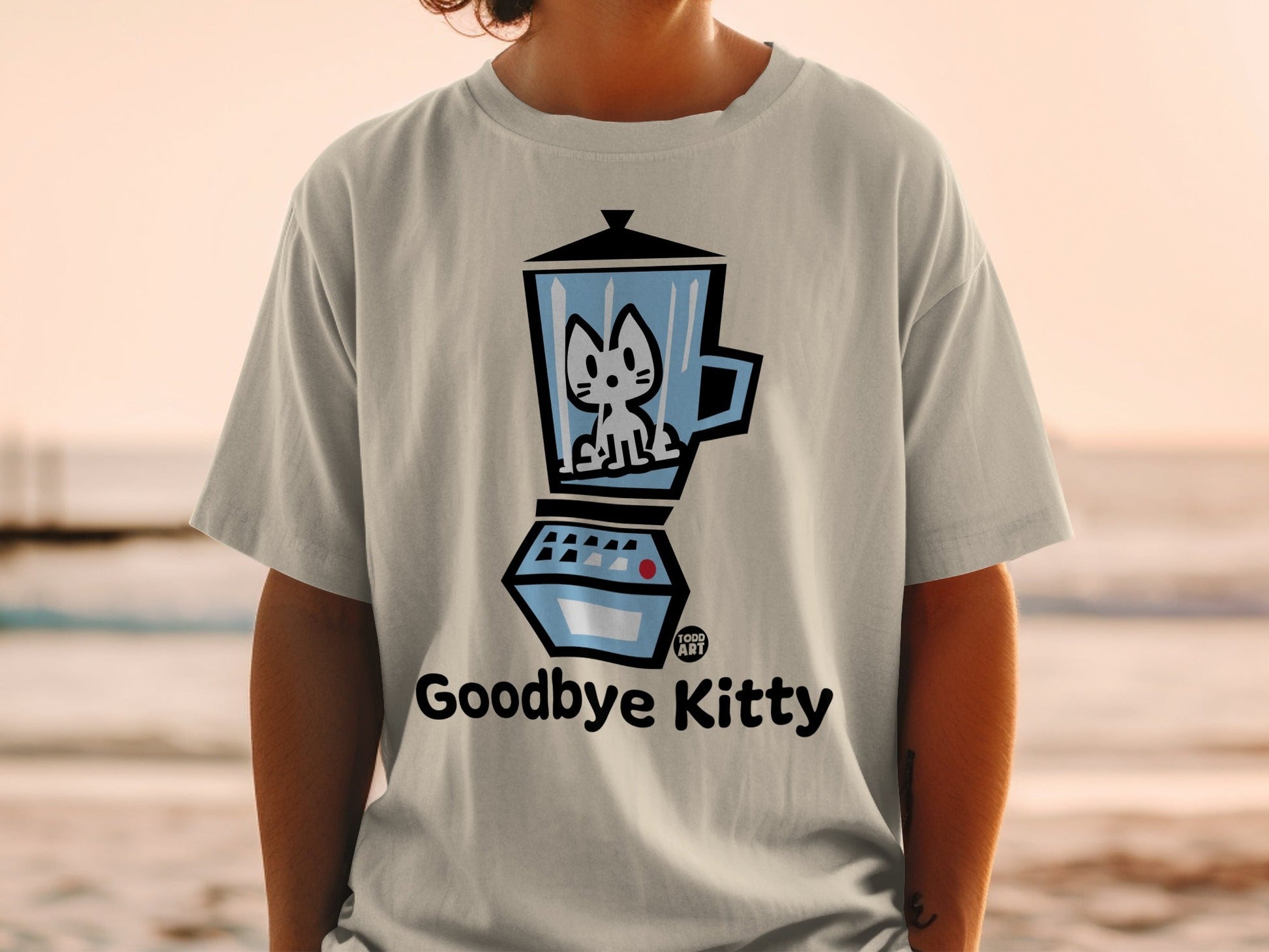 Goodbye Kitty Blender Graphic T-Shirt