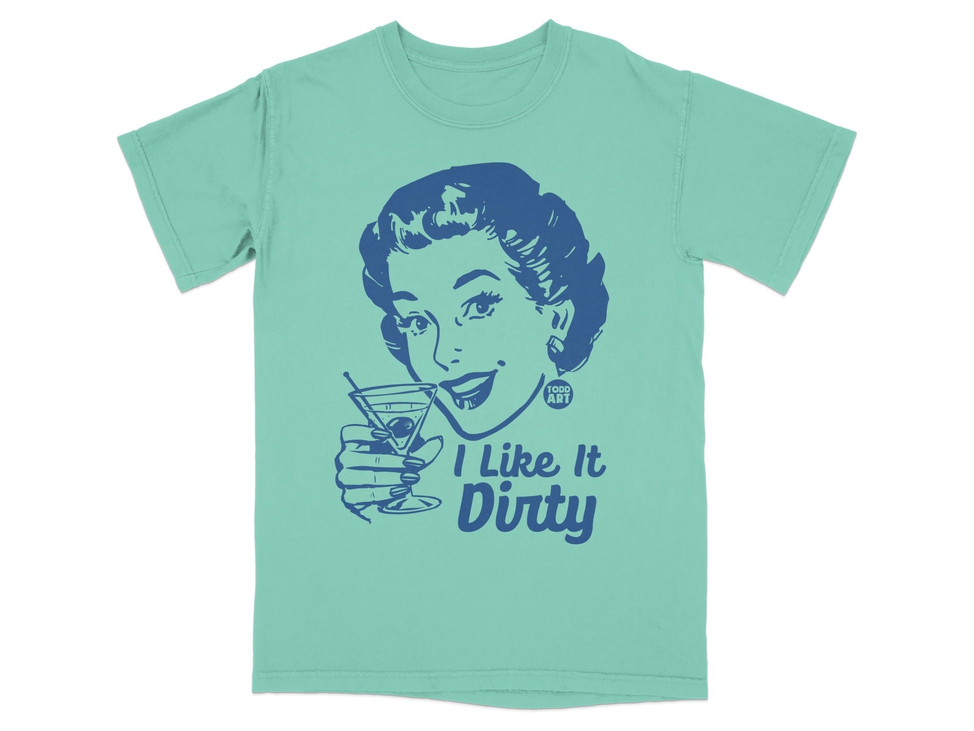 Retro 'I Like It Dirty' Graphic Tee Shirt