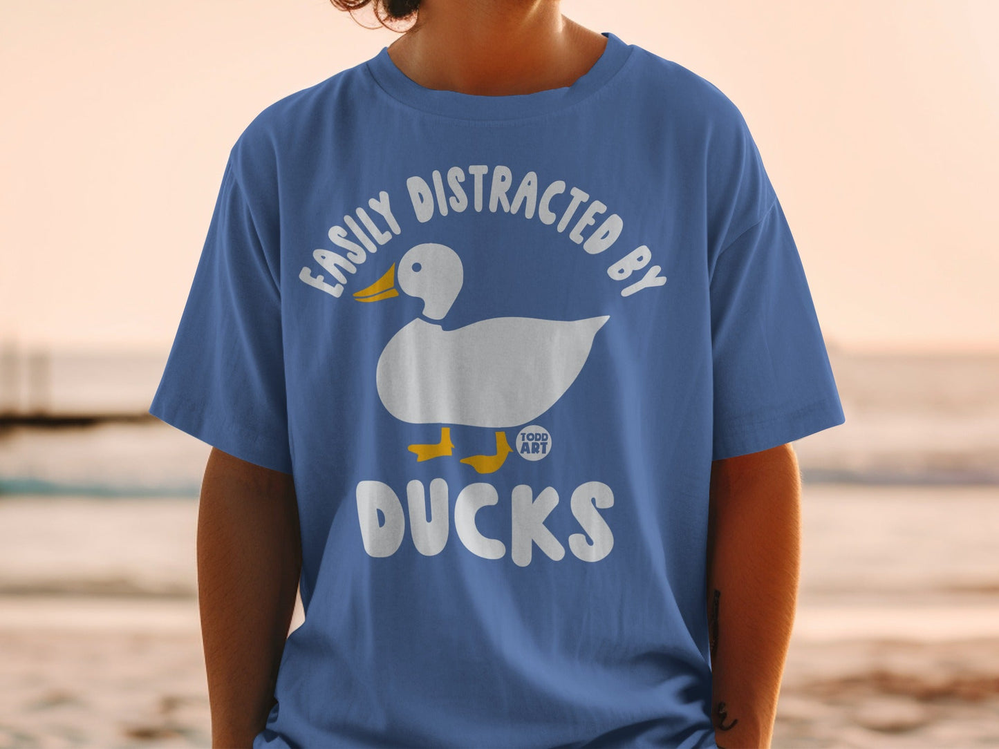 Easily Distracted By Ducks Graphic T-Shirt