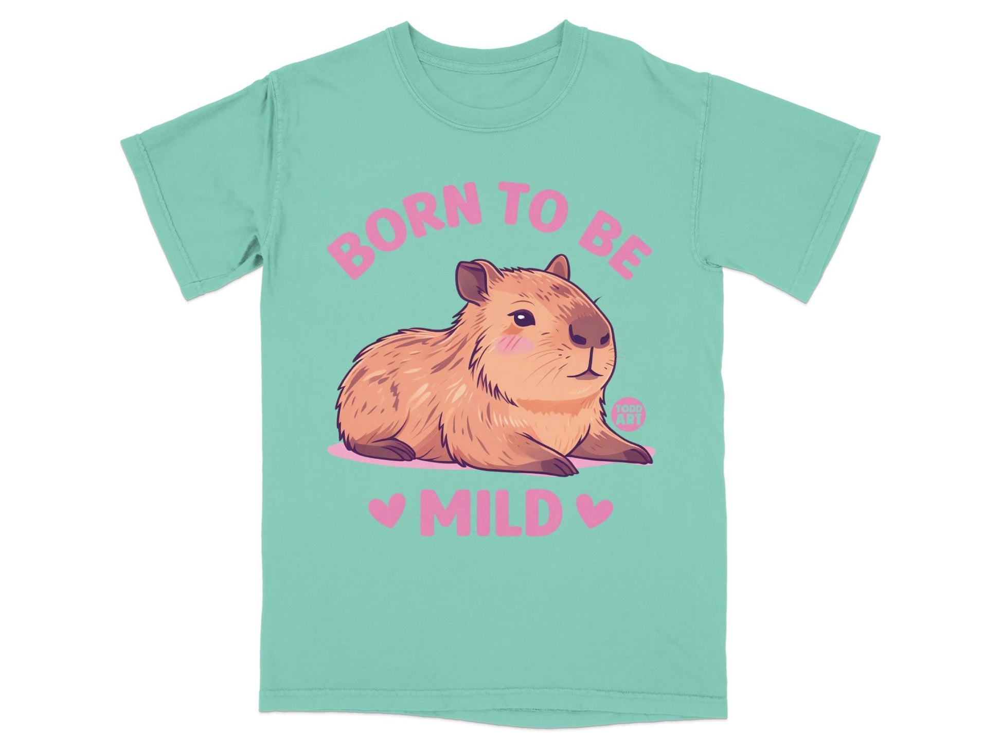 Born to Be Mild Capybara Graphic T-Shirt