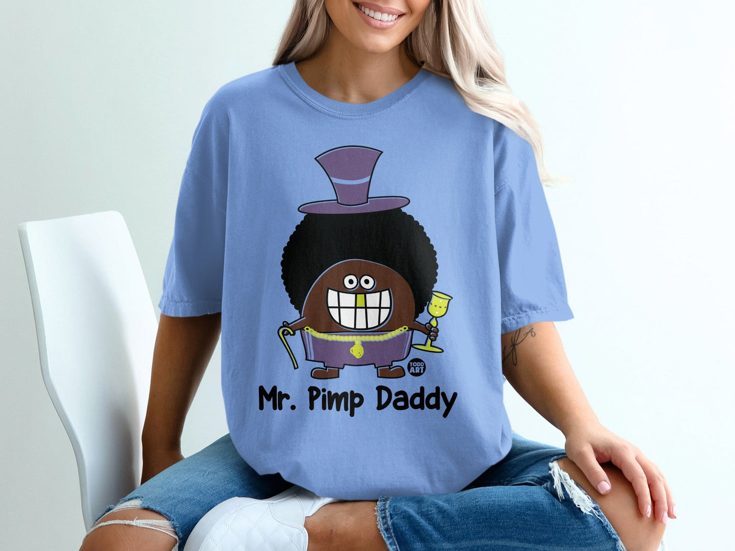 Mr. Pimp Daddy Graphic T-Shirt for Casual Wear