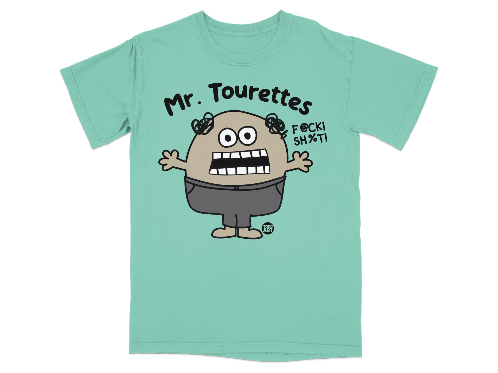 Mr. Tourettes F@ck! Sh%t! Graphic T-shirt