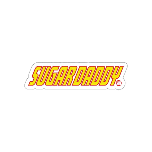 Sugardaddy Text Design Sticker for Fun and Laughs