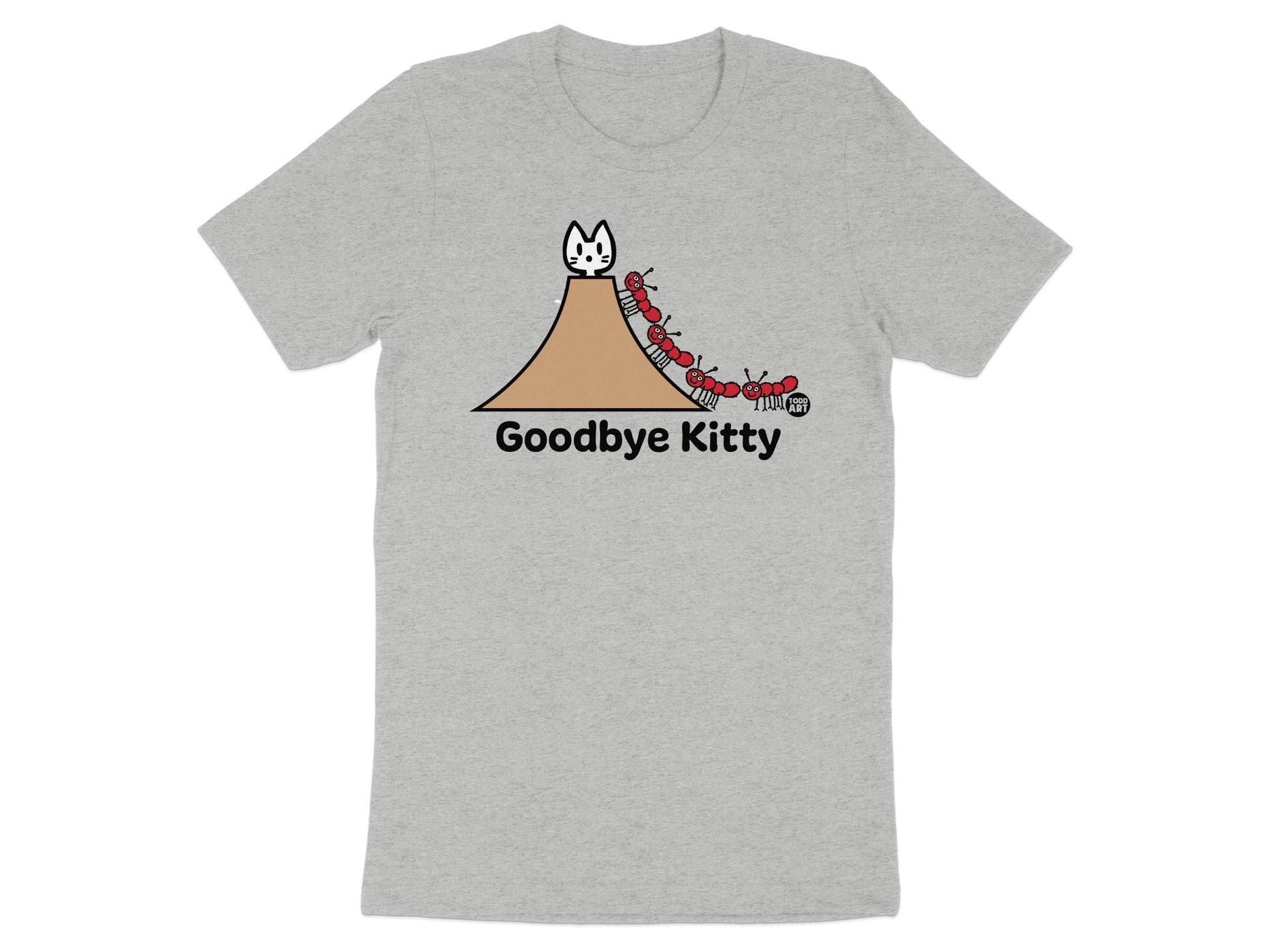 Goodbye Kitty Graphic T-Shirt Fun Design