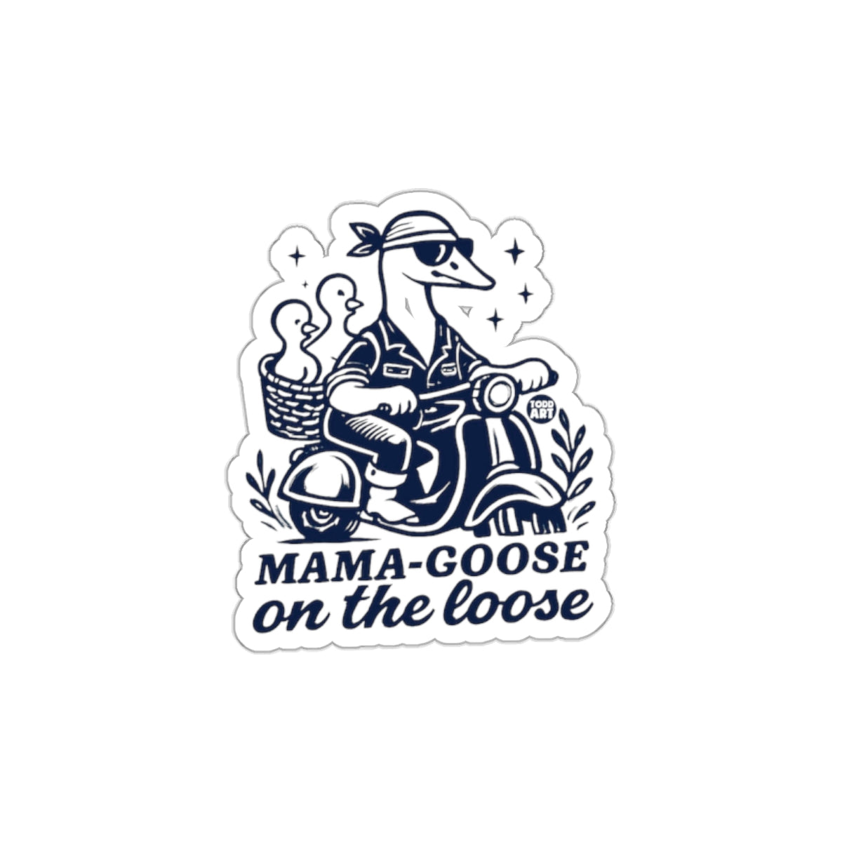 Mama-Goose on the Loose Sticker Product