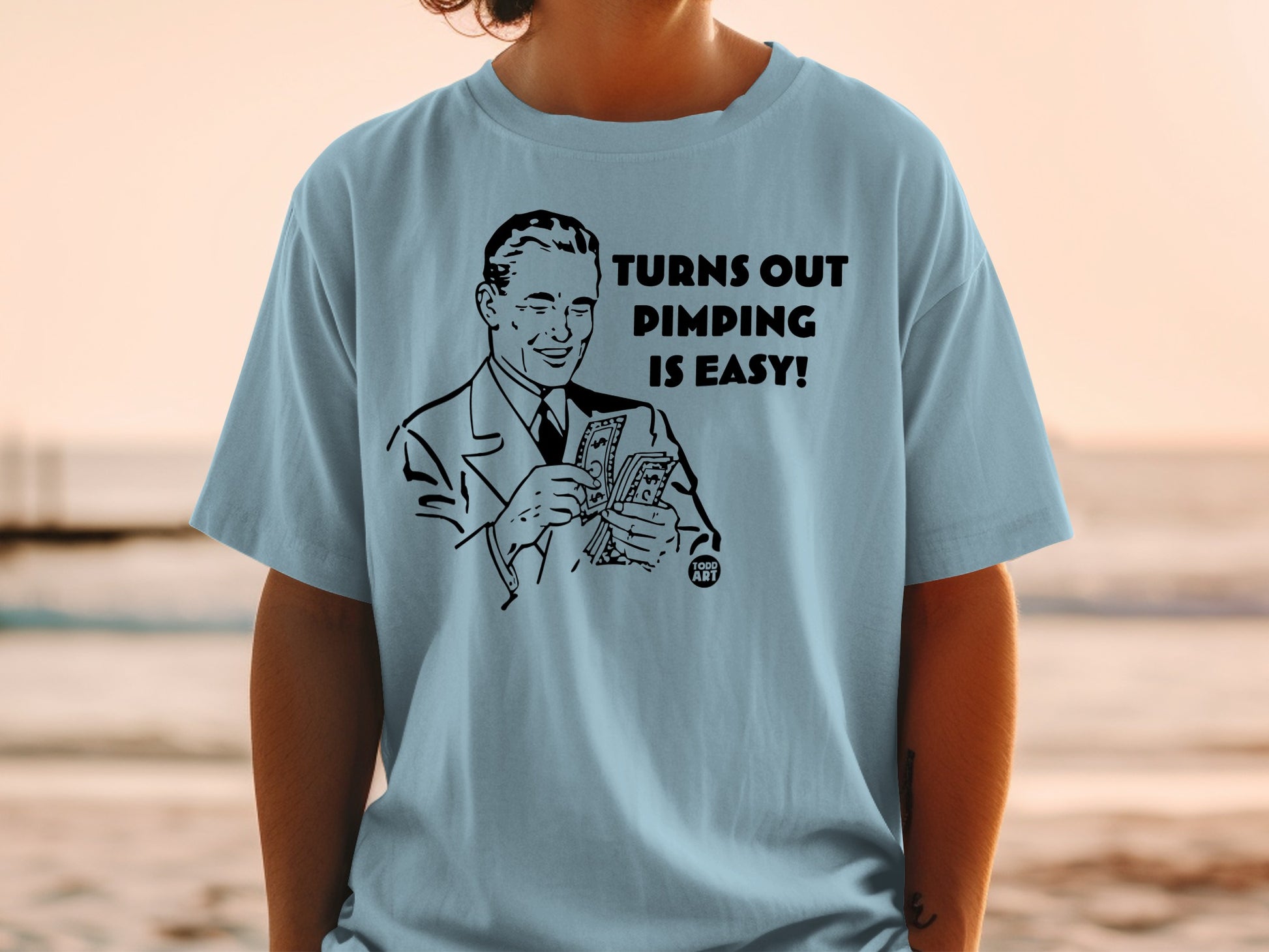 Man Money 'TURNS OUT PIMPING IS EASY!' product type