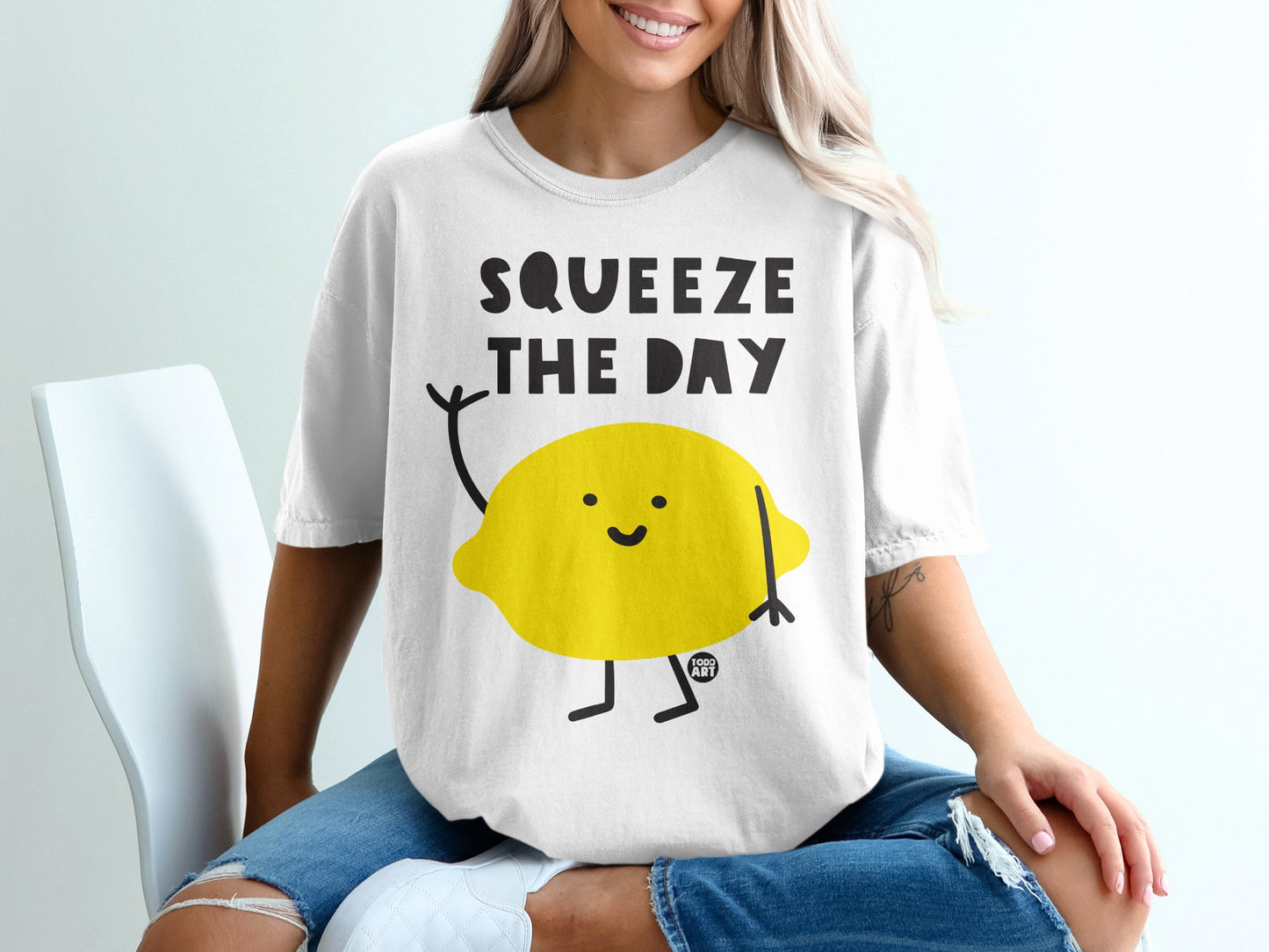 Squeeze The Day Happy Lemon Character Design product type