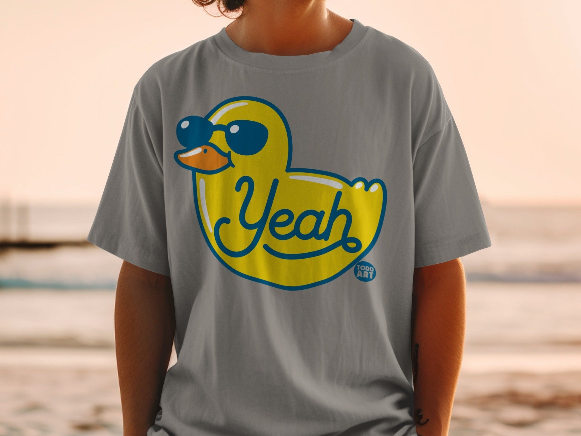 Cool Duck Yeah Graphic T-Shirt Casual Wear Clothing