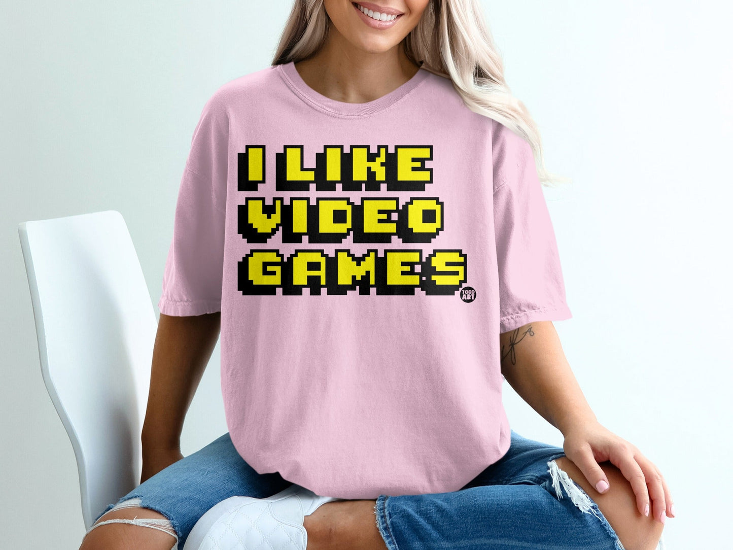 I Like Video Games Statement T-Shirt Perfect for Gamers
