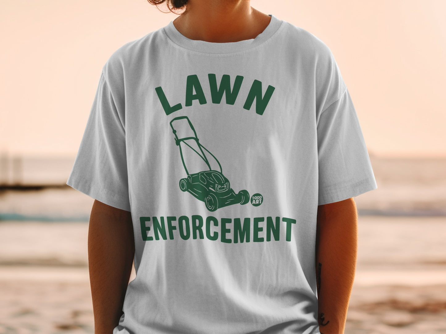 Lawn Enforcement Lawnmower Humor Design product type