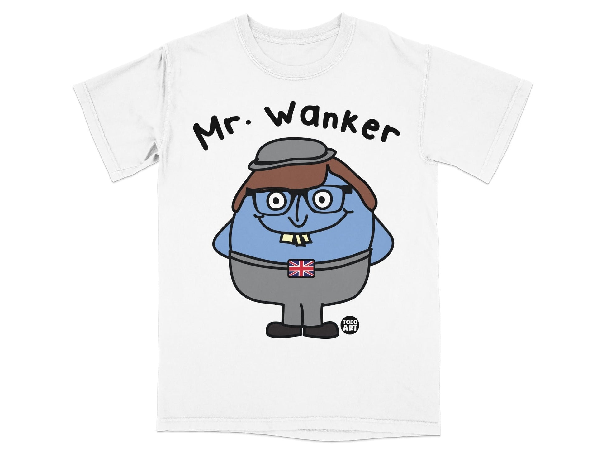 Mr. Wanker Character Graphic Unisex T-Shirt