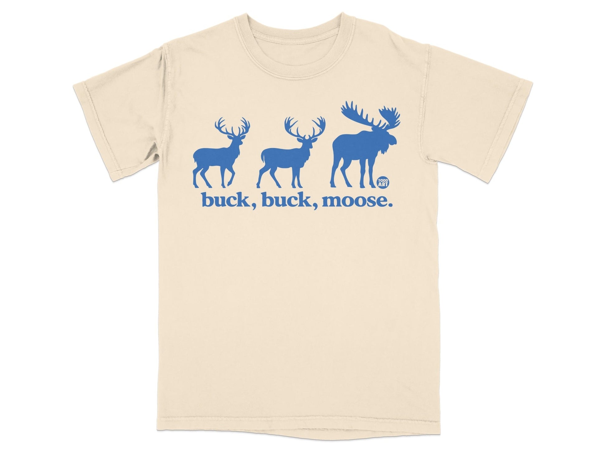 Funny Buck Buck Moose Graphic T-Shirt for Casual Wear