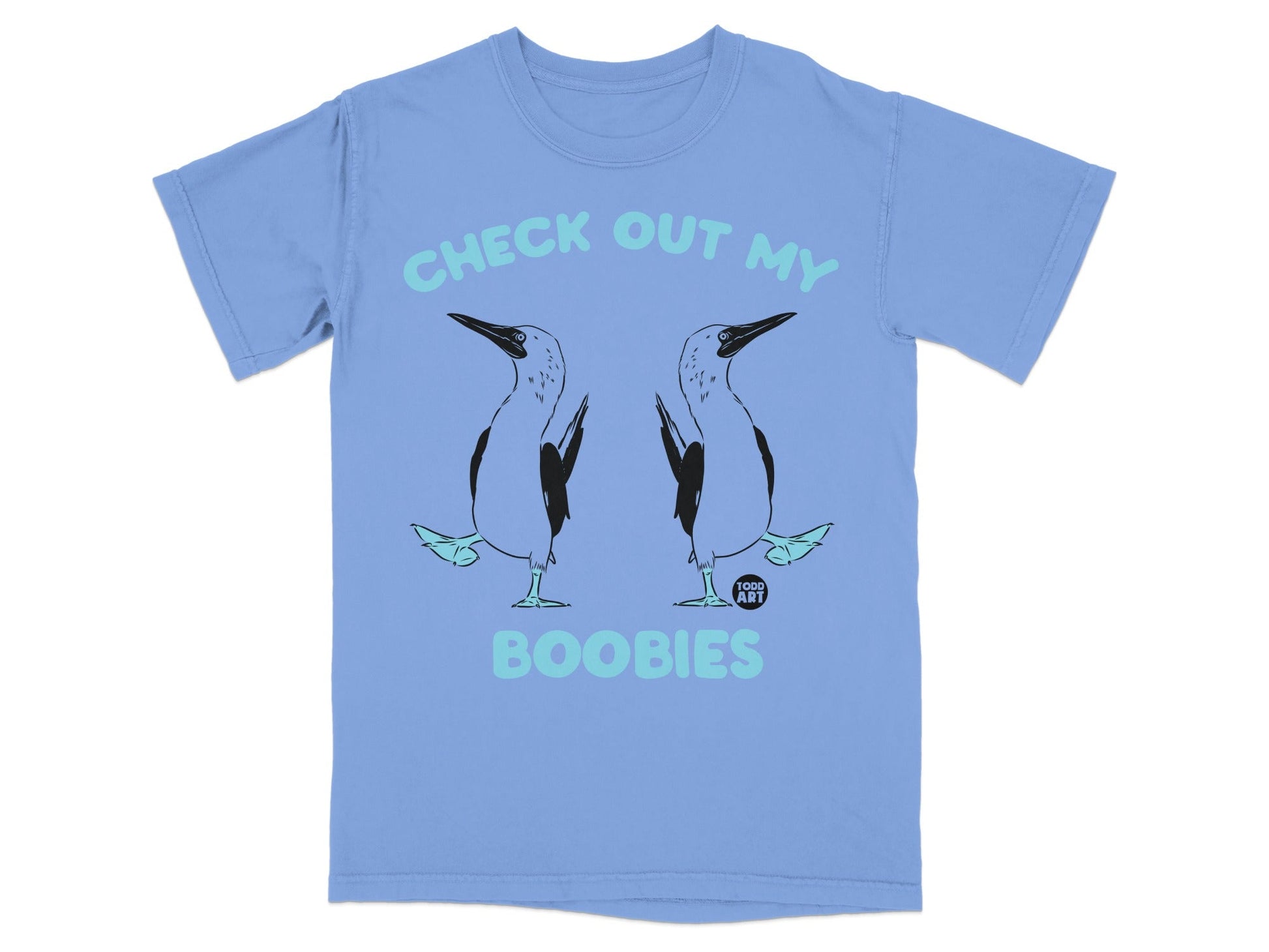 Check Out My Boobies Graphic T-shirt With Art Design