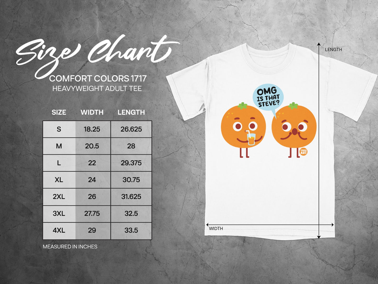 OMG IS THAT STEVE Orange Character Todd Art product type