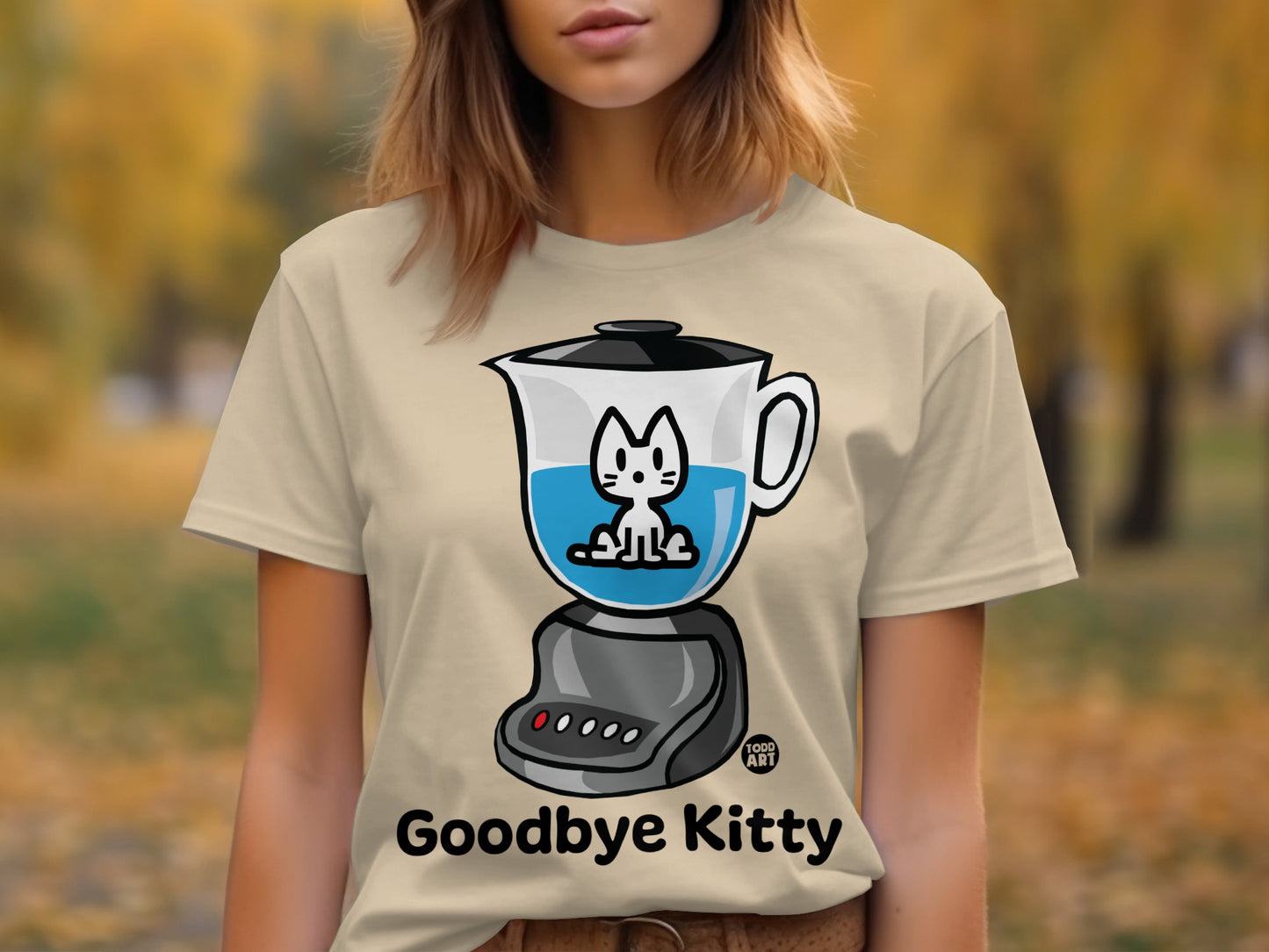 Goodbye Kitty shirt with cute and unique print