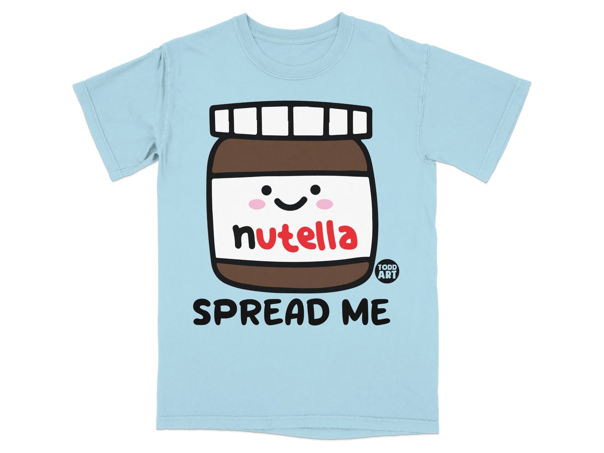 Nutella Spread Me Cute Cartoon Jar Design T-shirt