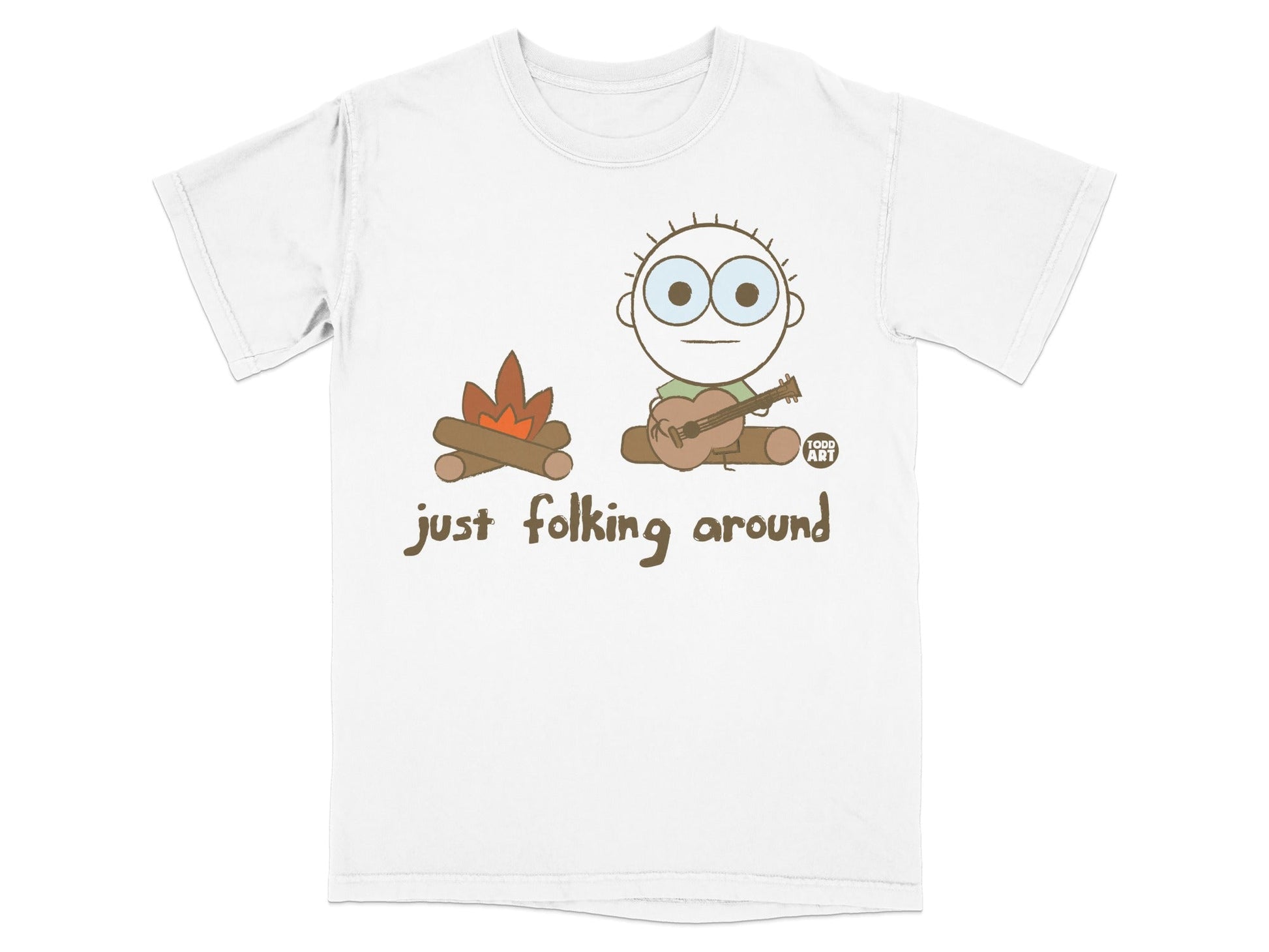 Just Folking Around Campfire Graphic T-Shirt