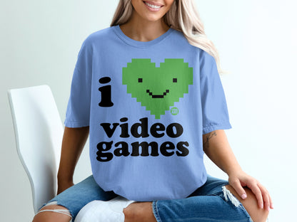 I Love Video Games Graphic T-Shirt