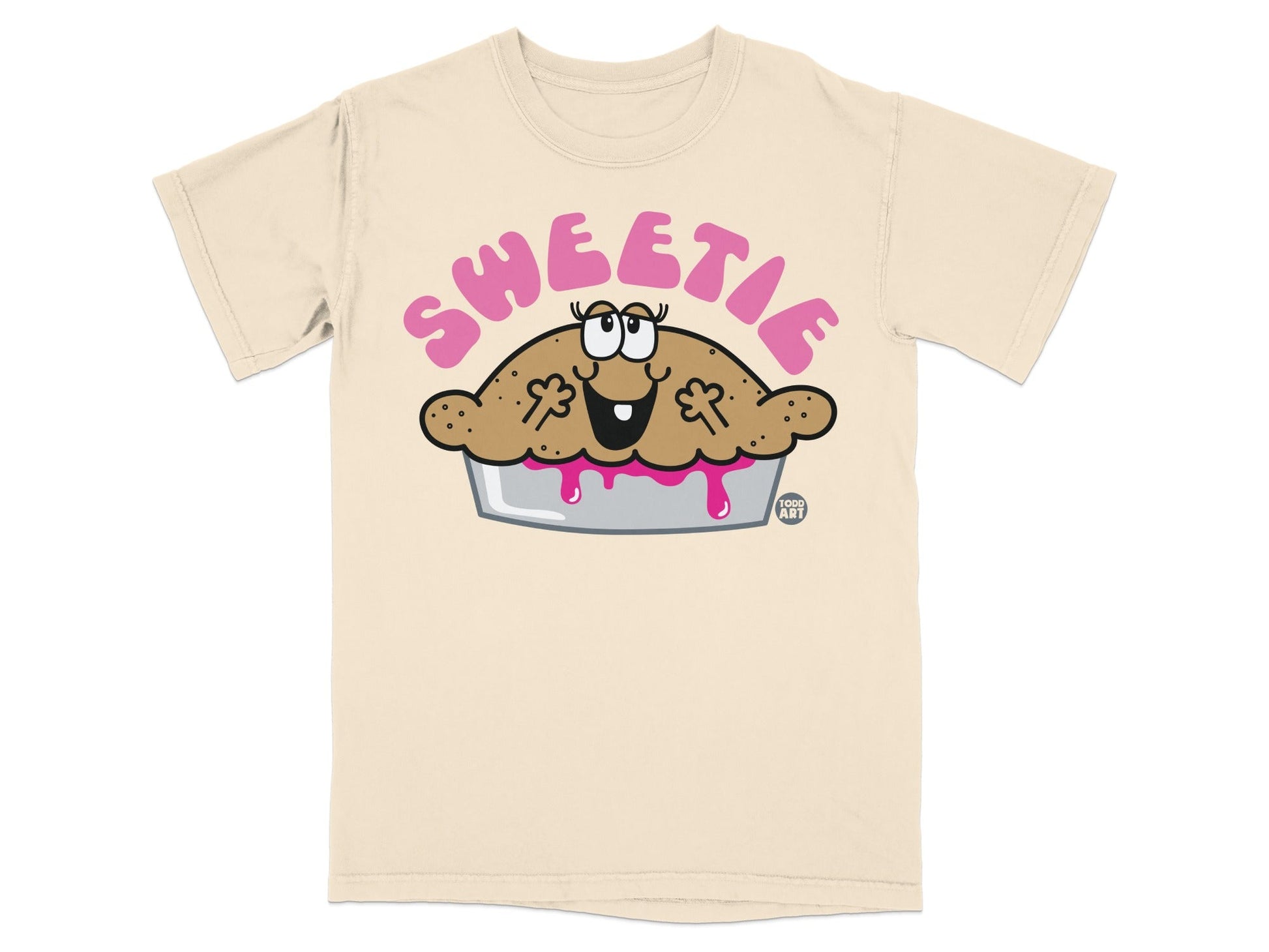 Sweetie Cute Cartoon Pie Graphic T-Shirt
