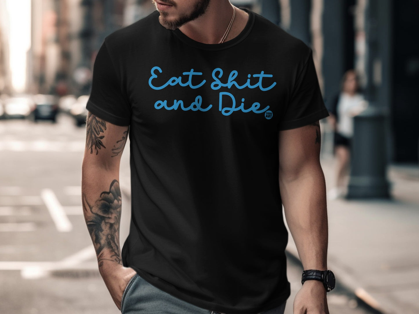 Eat Shit and Die Statement T-Shirt