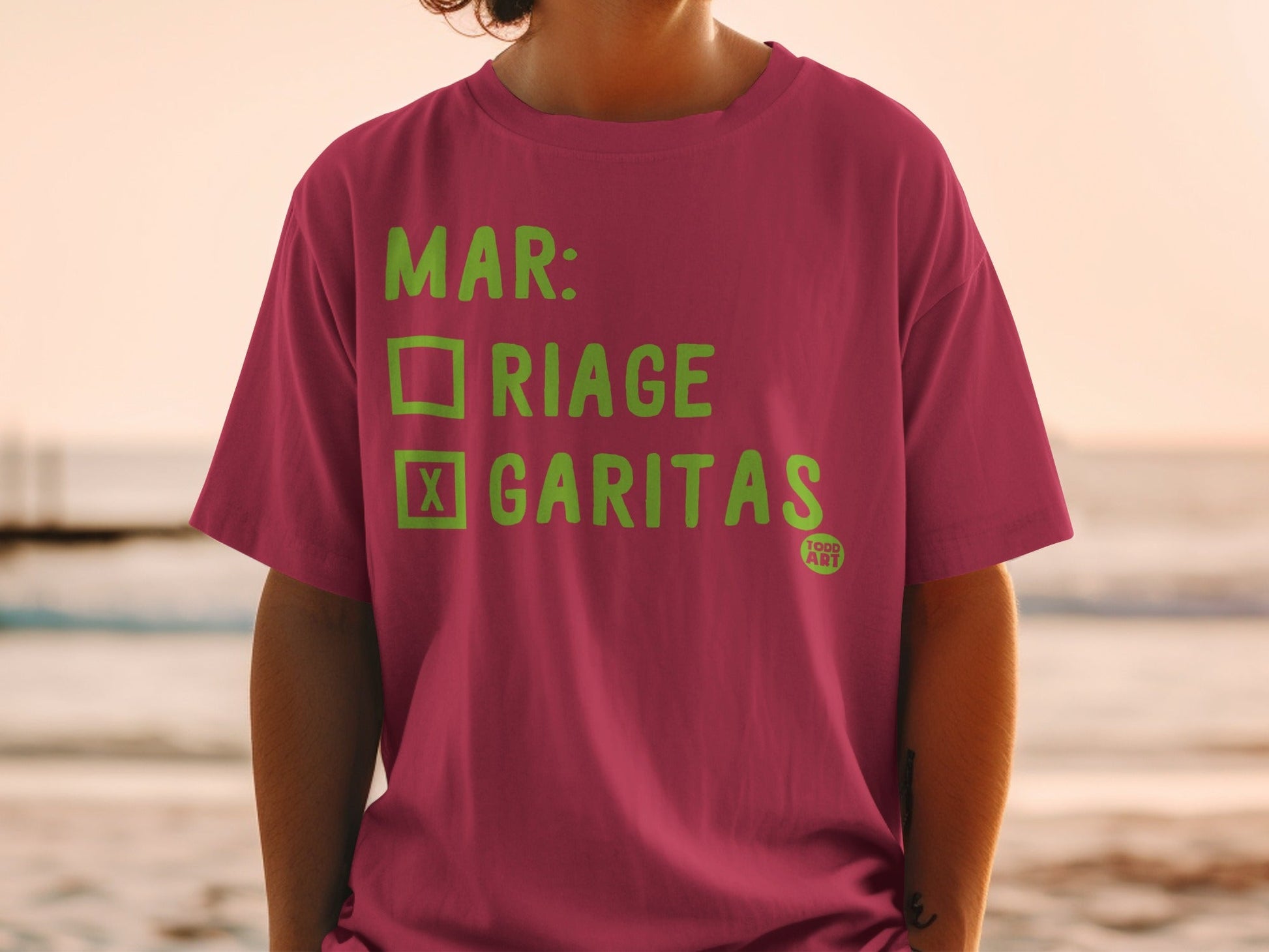 Mar: Riage Garitas Todd Art Graphic T-shirt