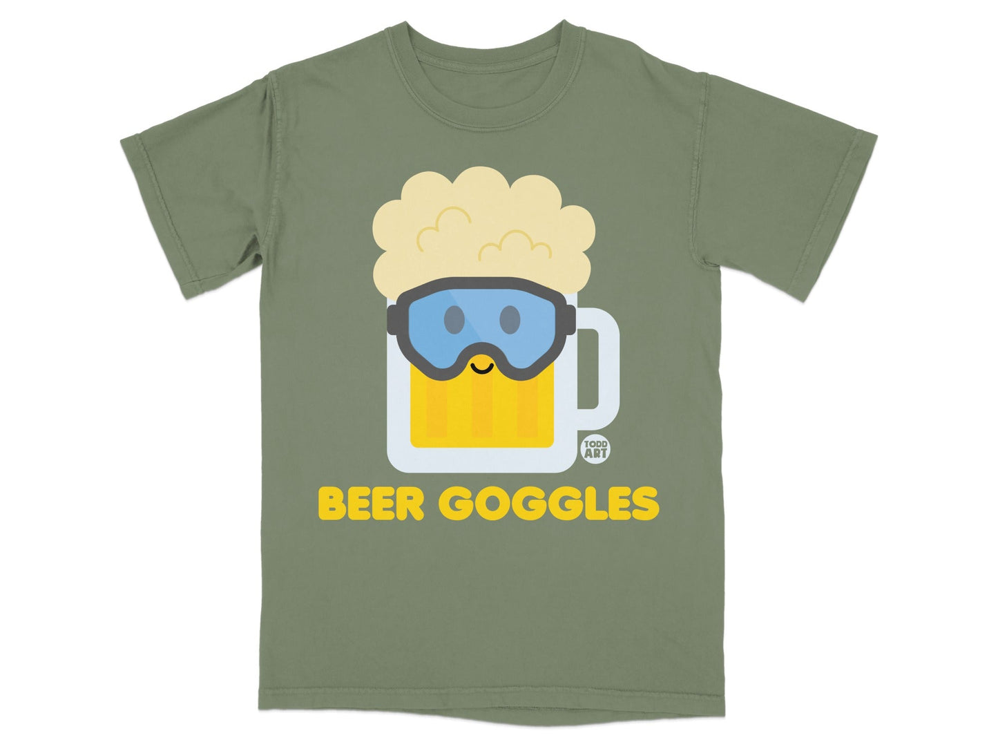 Beer Goggles Funny Graphic T-Shirt for Beer Lovers