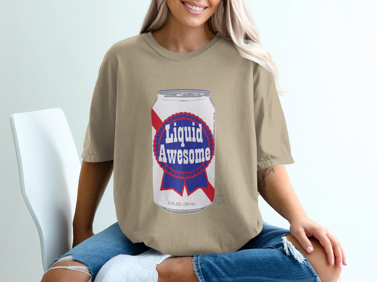 Liquid Awesome Can Graphic Printed T-shirt
