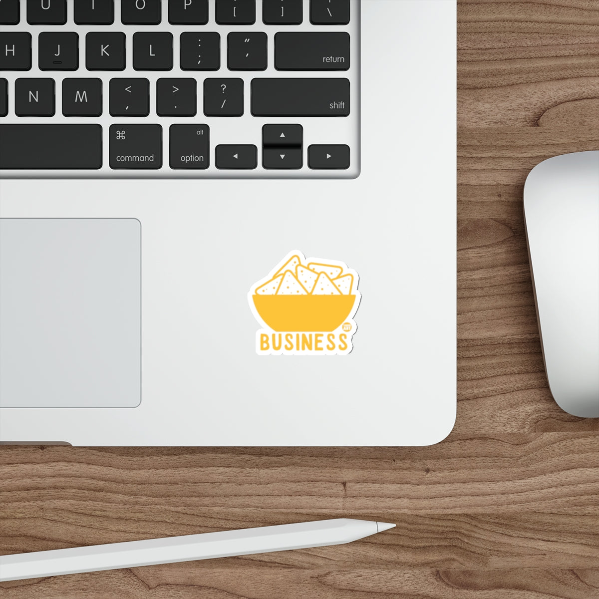 Funny Business Nacho Sticker for Laptops and Journals