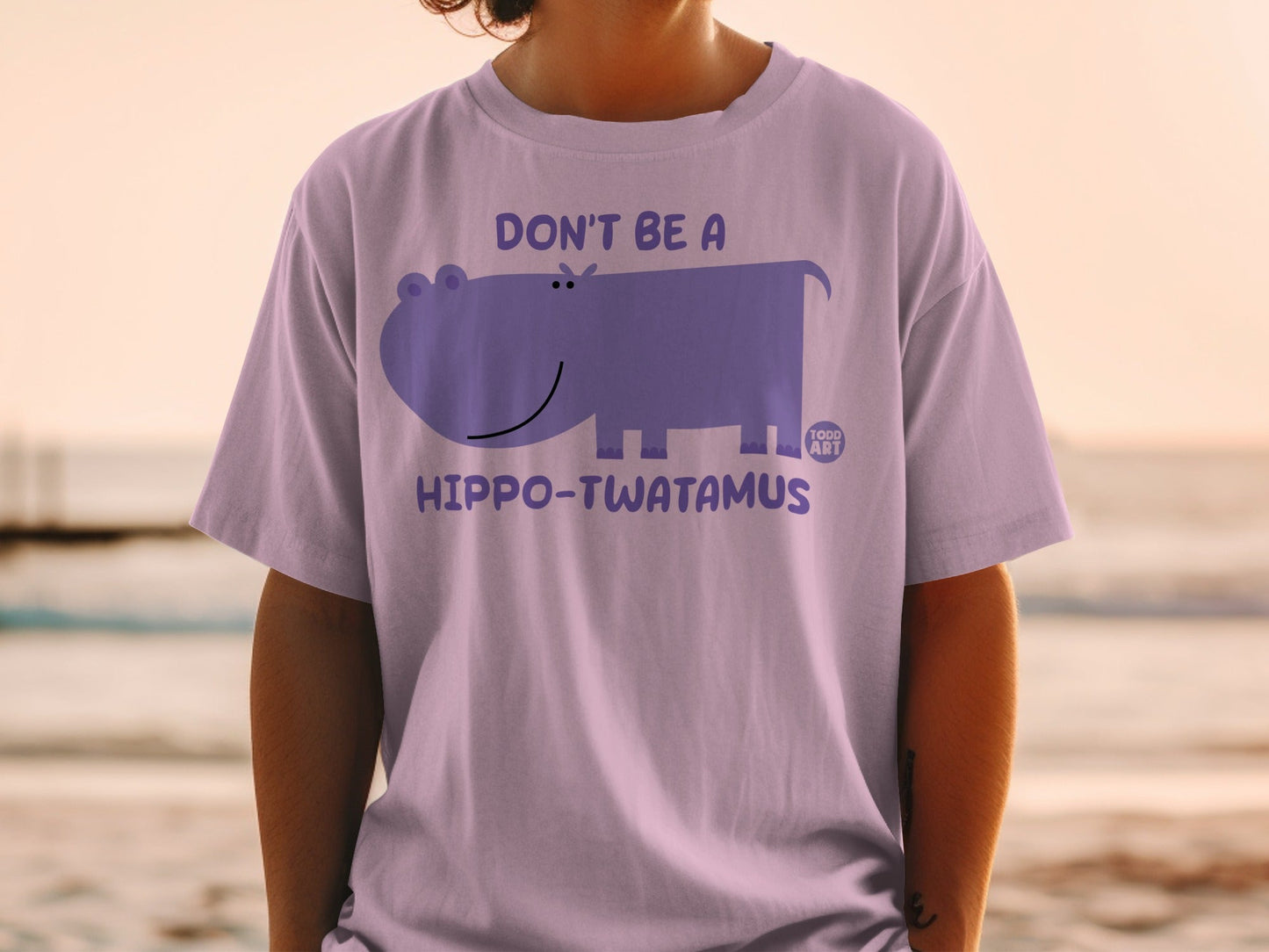 Don't Be A Hippo-Twatamus Funny Graphic T-Shirt