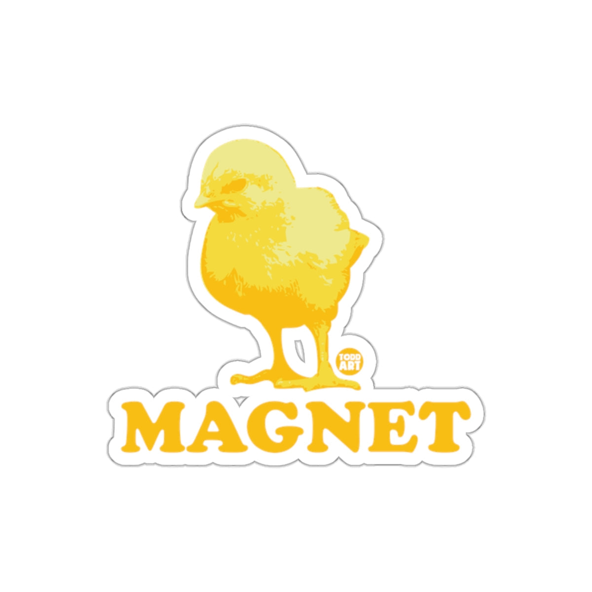 Cute Yellow Chick Magnet for Fridge Decor