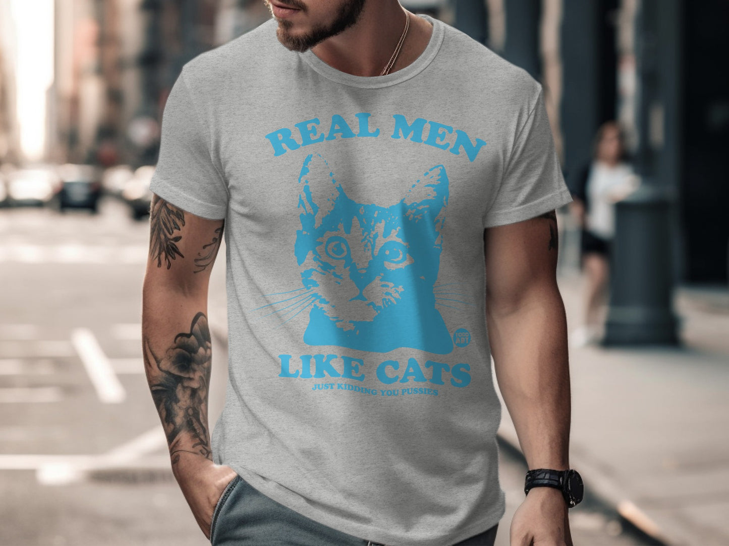 Real Men Like Cats Just Kidding You Pussies Shirt