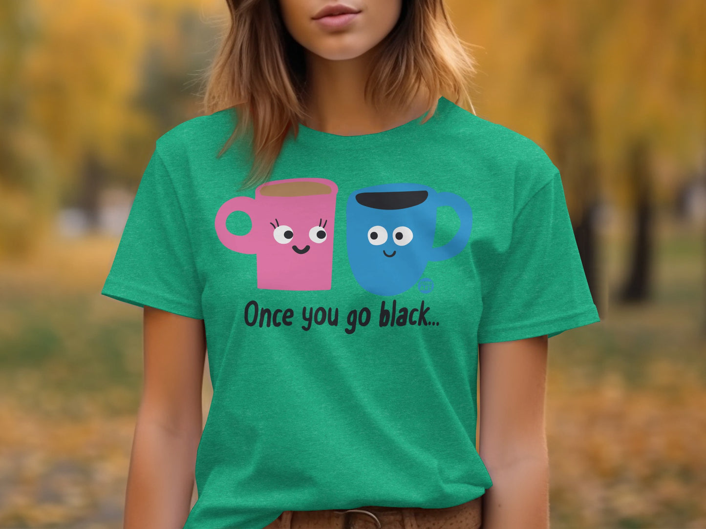 'Once You Go Black Coffee Mug Graphic T-Shirt'