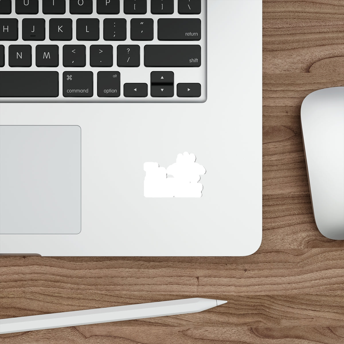 Cute Cartoon Cloud Train Design Sticker Decal