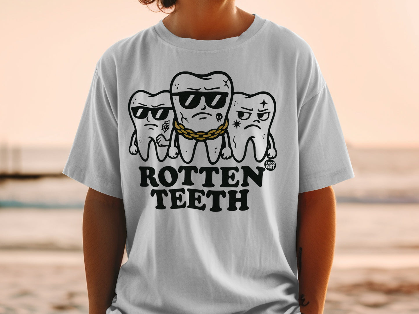 Rotten Teeth Gang Cool Sunglasses Cartoon Todd Art product type