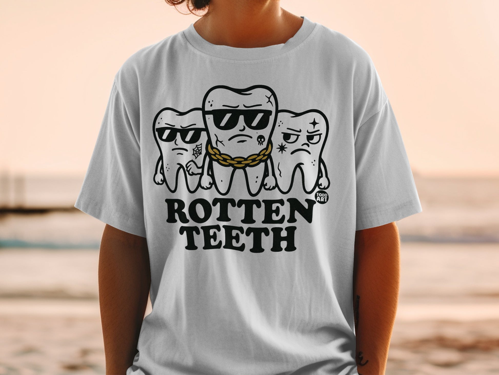 Rotten Teeth Gang Cool Sunglasses Cartoon Todd Art product type