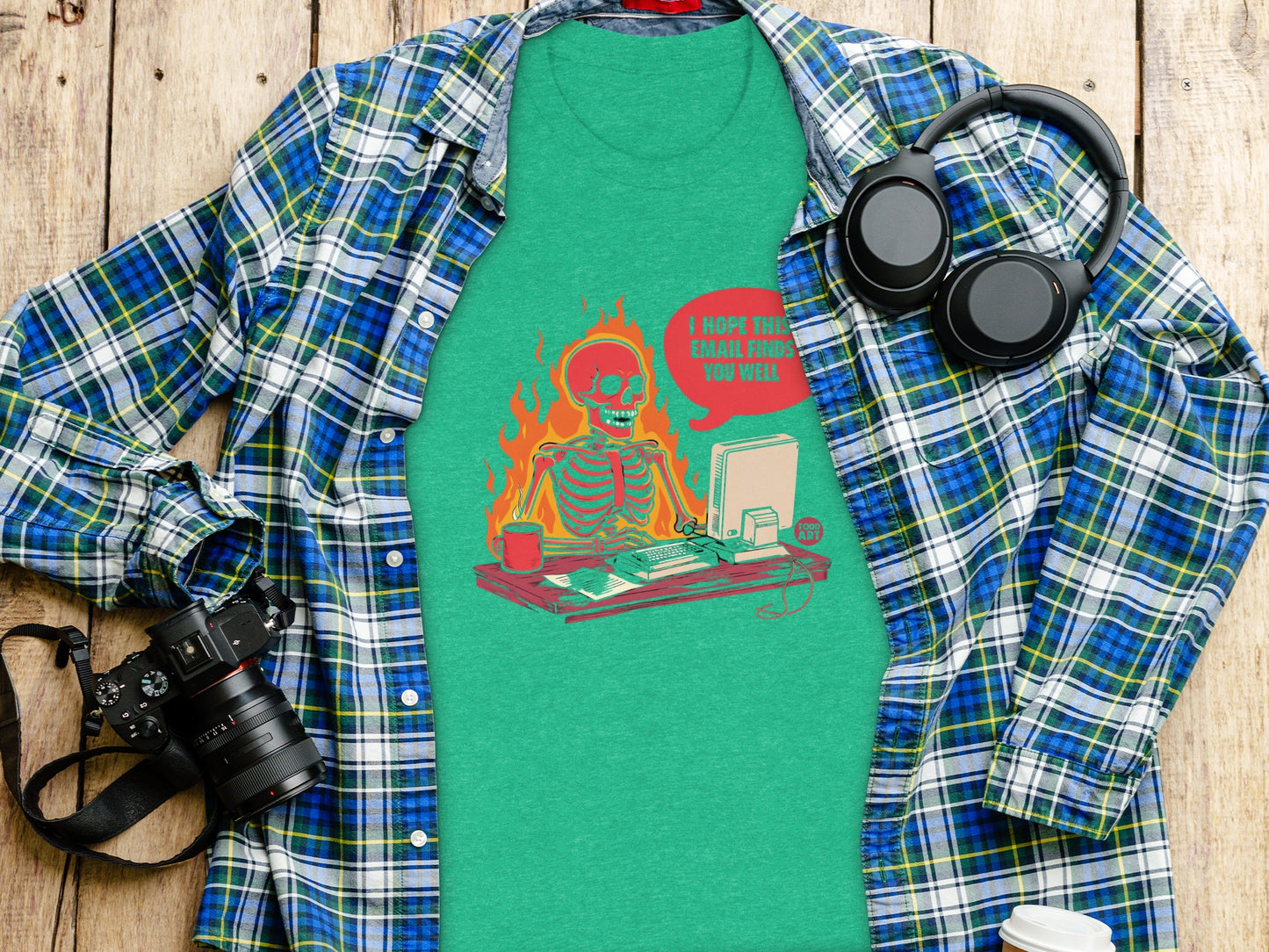 I Hope This Email Finds You Well Skeleton T-Shirt