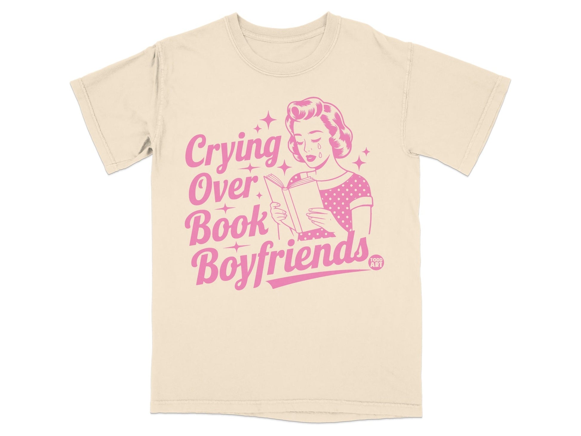 Crying Over Book Boyfriends Graphic T-shirt