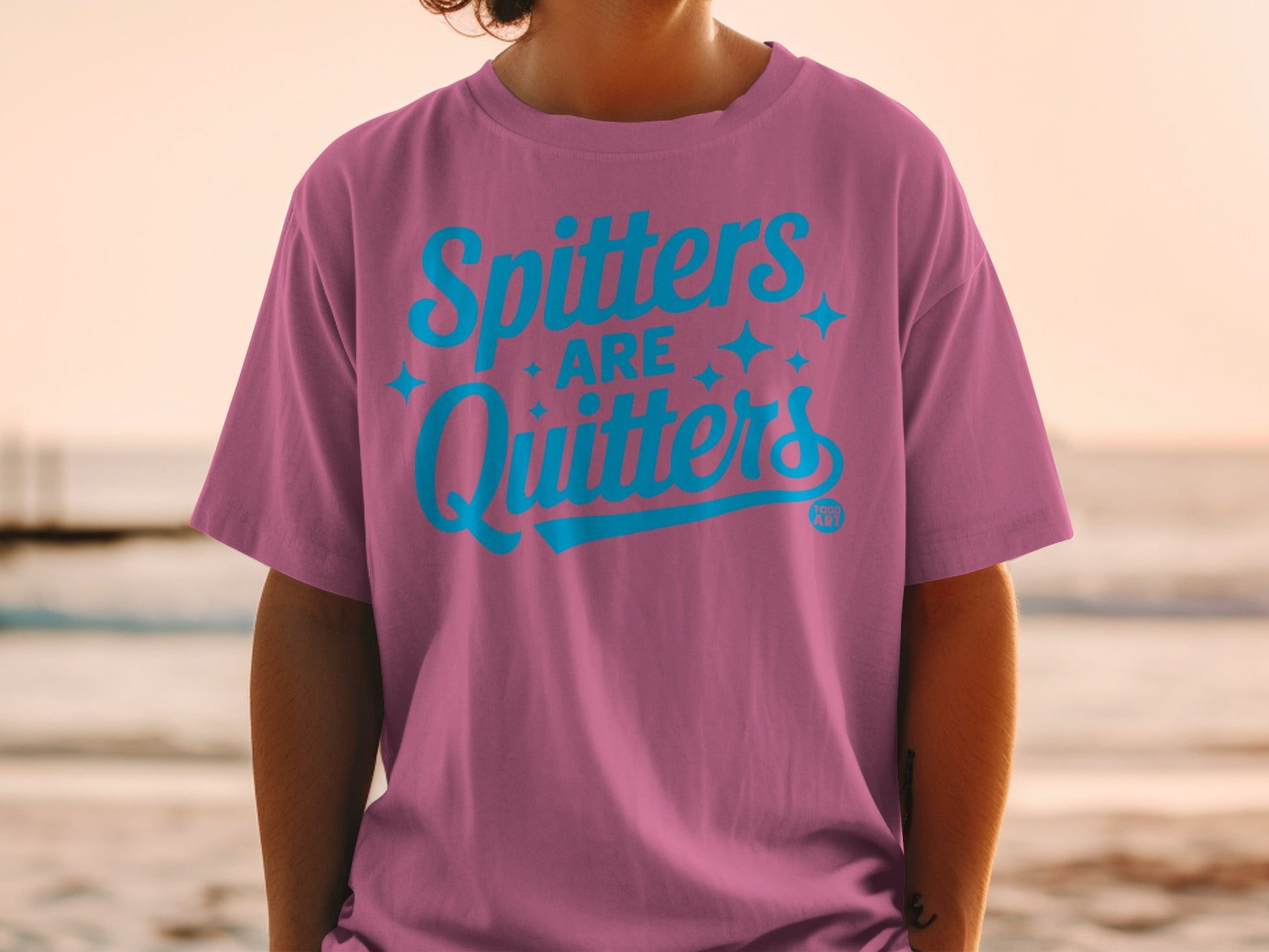 Spitters Are Quitters Fun Graphic Tee Fun Apparel Product