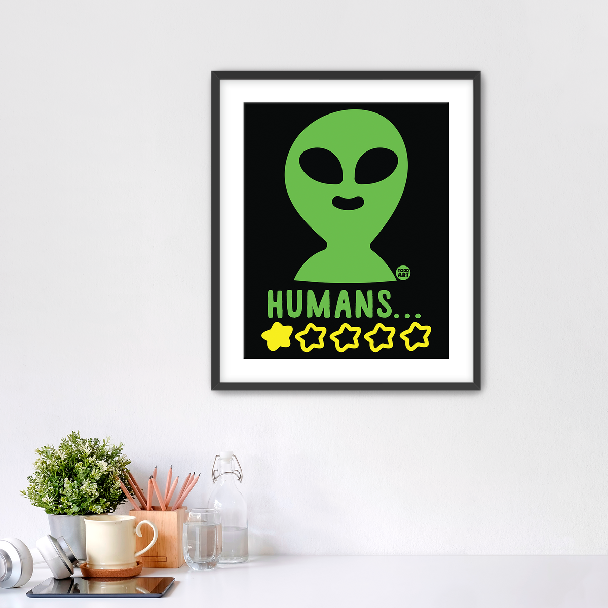 Humans 1 Star Fine Art Print