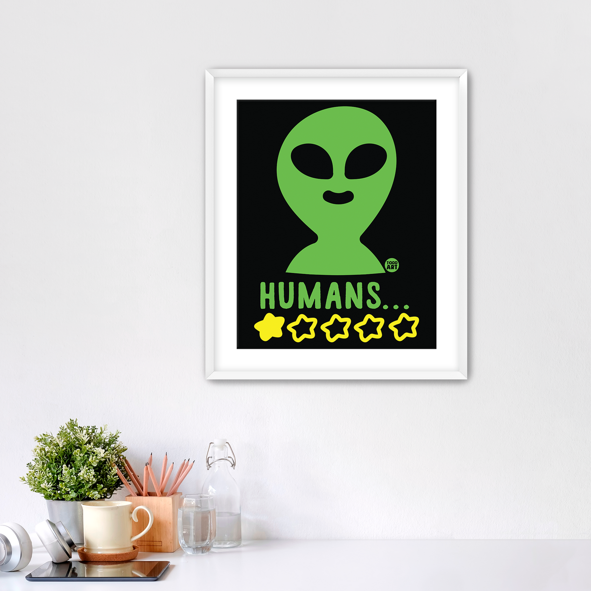 Humans 1 Star Fine Art Print