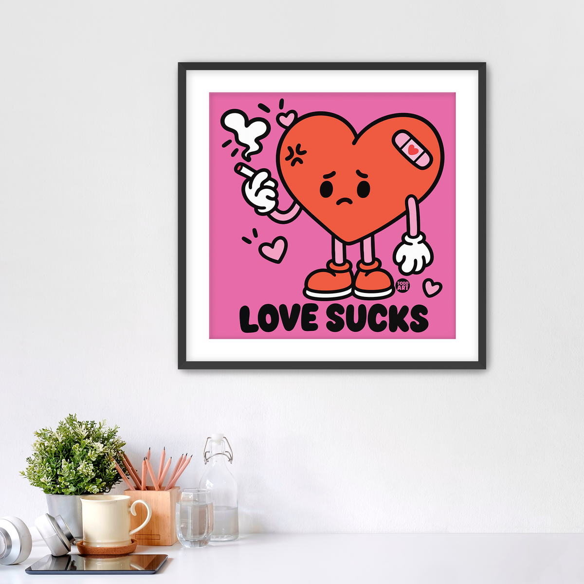 Love Sucks Fine Art Print