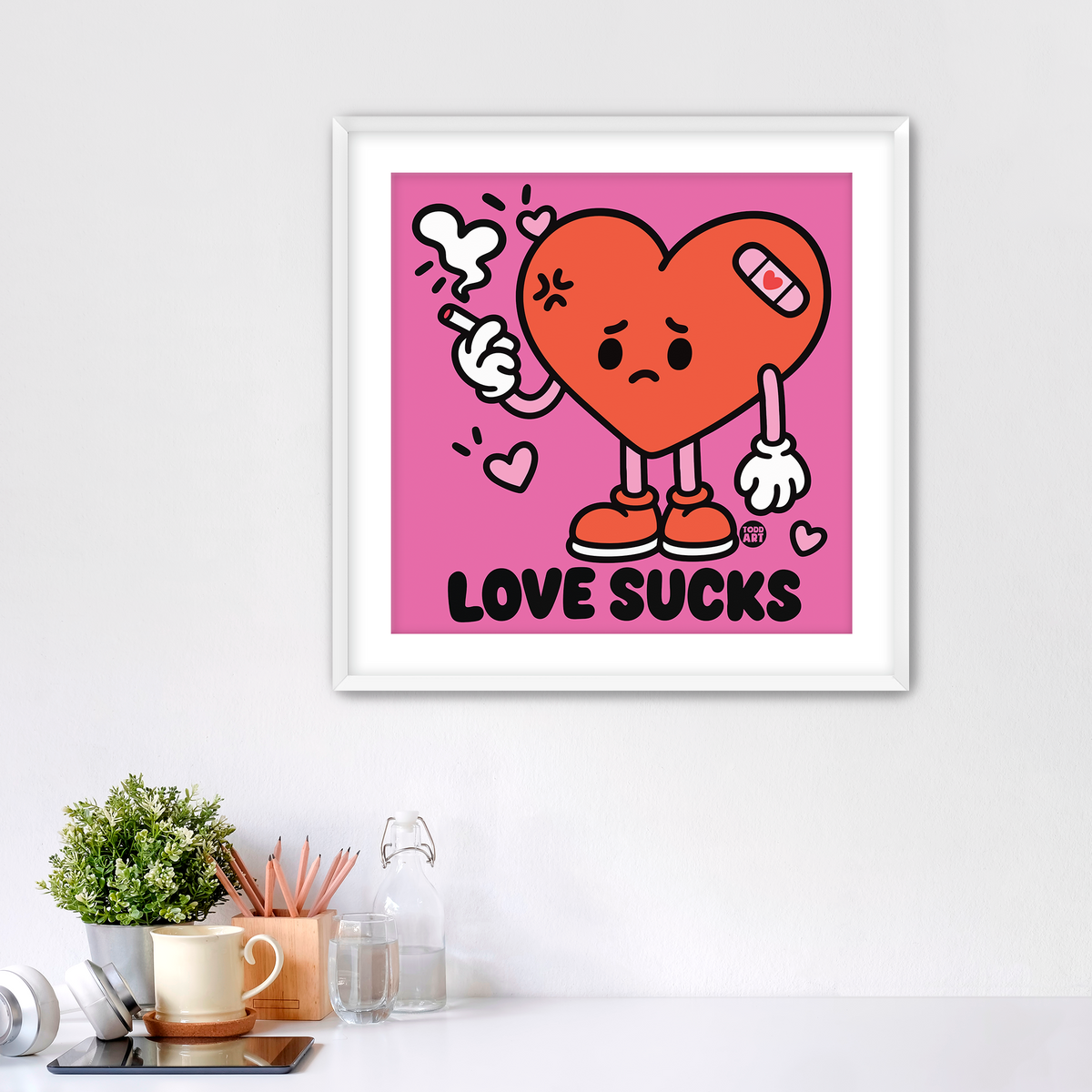Love Sucks Fine Art Print