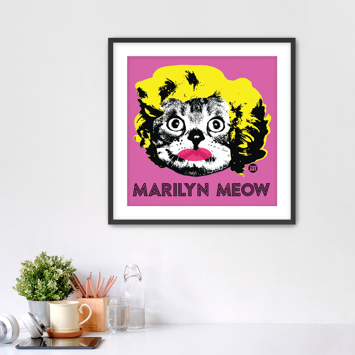 Marilyn Meow Fine Art Print