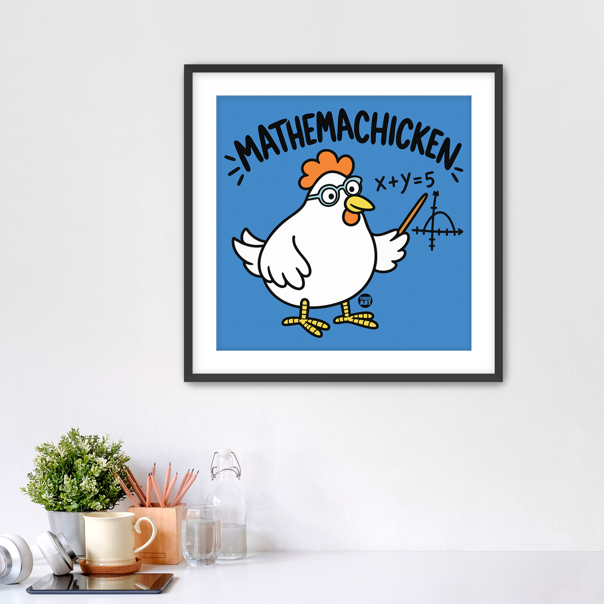 Mathemachicken Fine Art Print